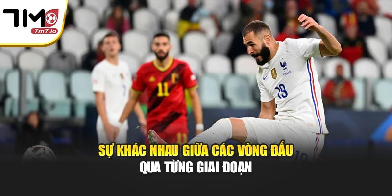 Sự khác nhau giữa các vòng đấu qua từng giai đoạn